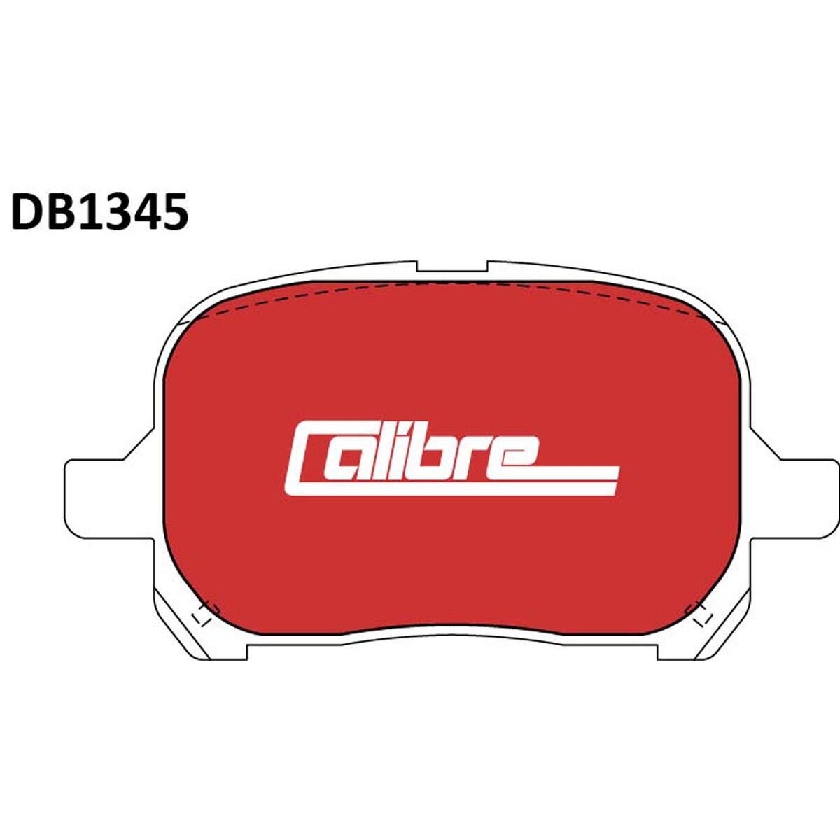 Calibre Disc Brake Pads DB1345CAL, , scanz_hi-res