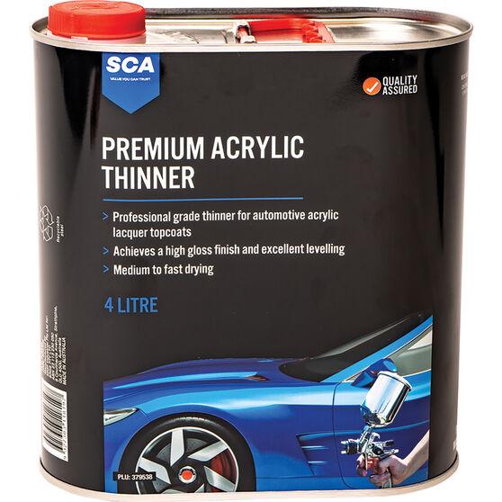 SCA Premium Acrylic Thinner 4 Litre Supercheap Auto New Zealand