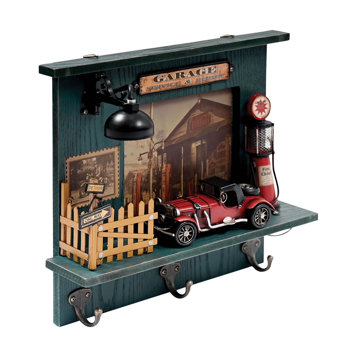 Garage Photo Frame & Hooks, , scanz_hi-res