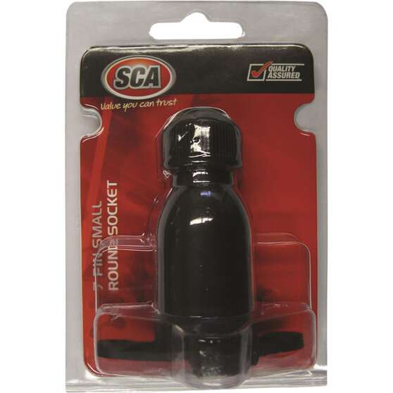SCA Trailer Socket, Plastic - Small Round, 7 Pin, , scanz_hi-res