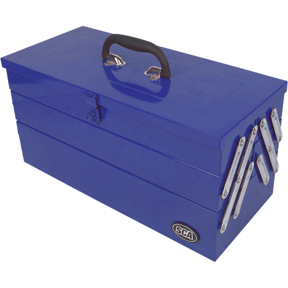 Metal tool box tray