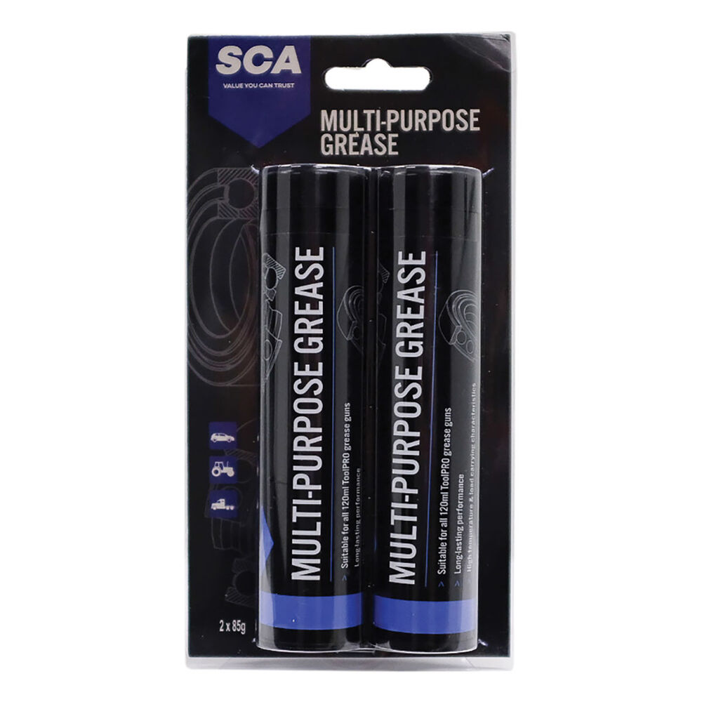 SCA Multi Purpose Grease Cartridge Twin Pack 85g Supercheap Auto New