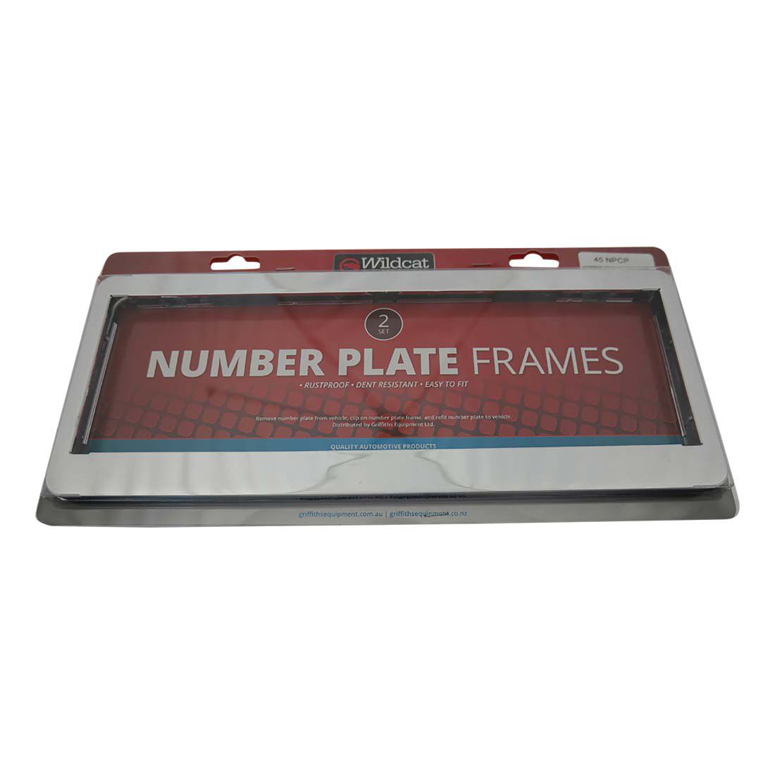 Wildcat Number Plate Frame - Chrome, , scanz_hi-res