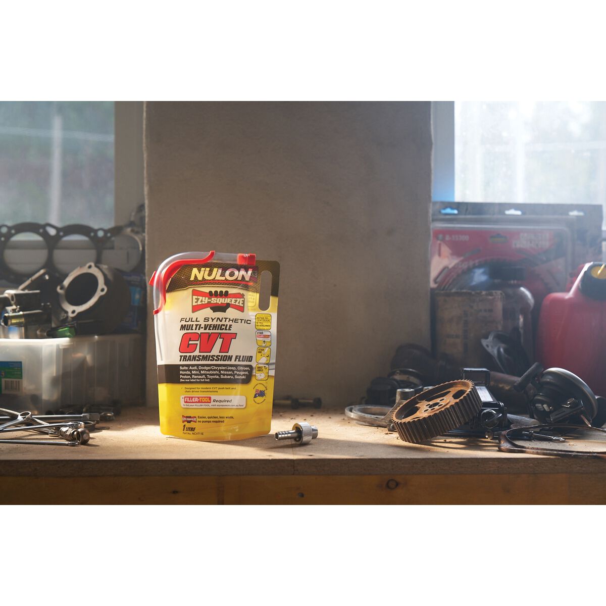 NULON EZY-SQUEEZE Multi-Vehicle CVT Transmission Fluid - 1 Litre, , scanz_hi-res