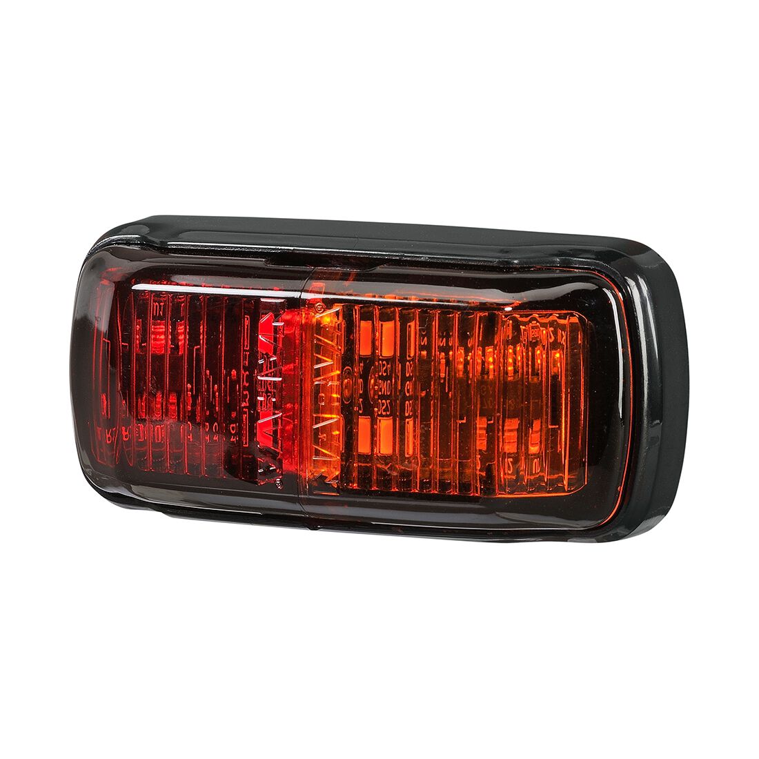 Narva Truck & Trailer LED  Red & Amber Side Marker Lamp with 0.5m Cable - 96402, , scanz_hi-res