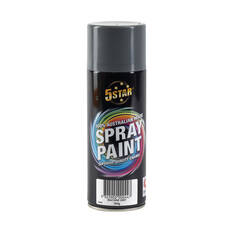 5 Star Enamel Spray Paint Dark Grey 250g, , scanz_hi-res