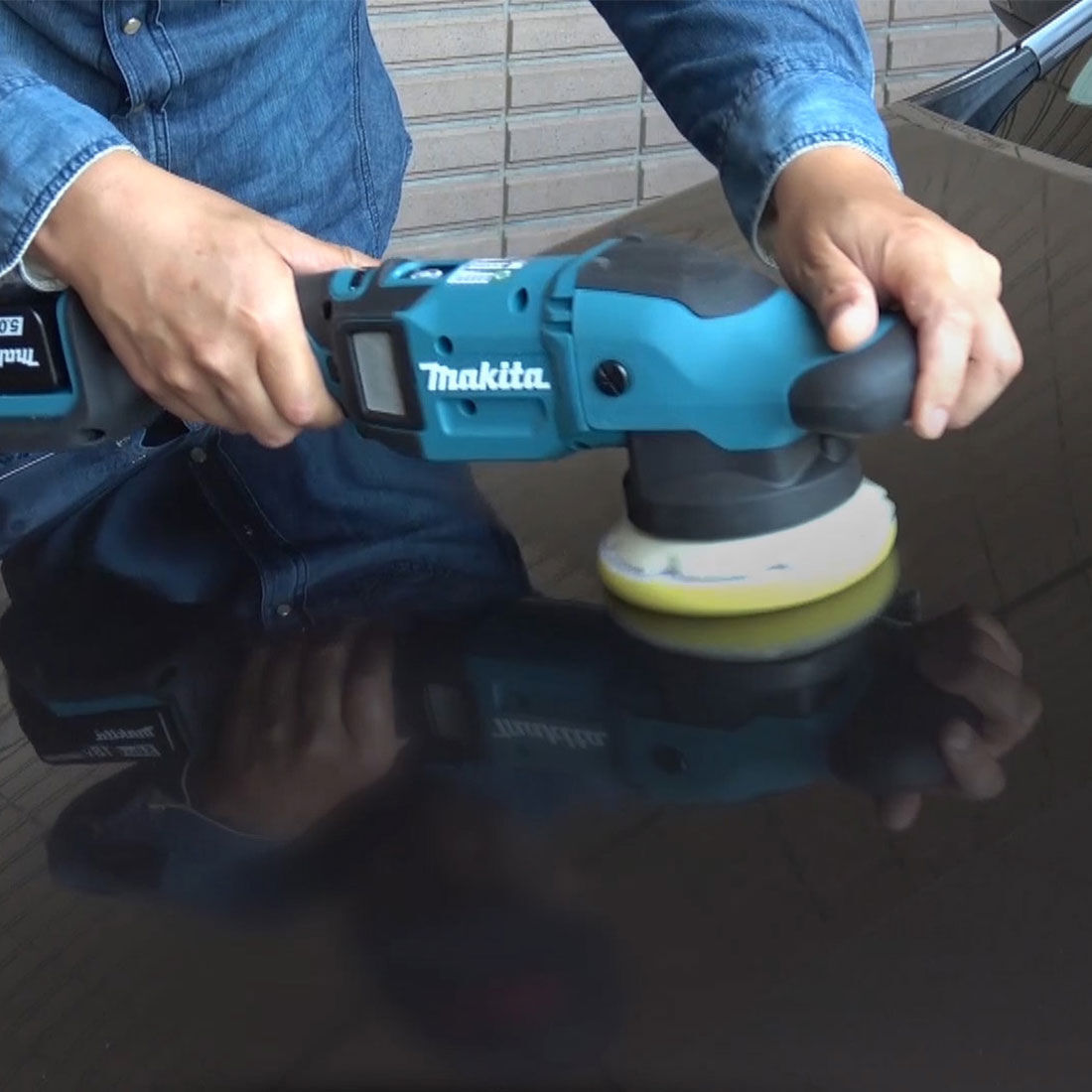 Makita 18V LXT Brushless 150mm Random Orbit Polisher Skin DPO600Z, , scanz_hi-res