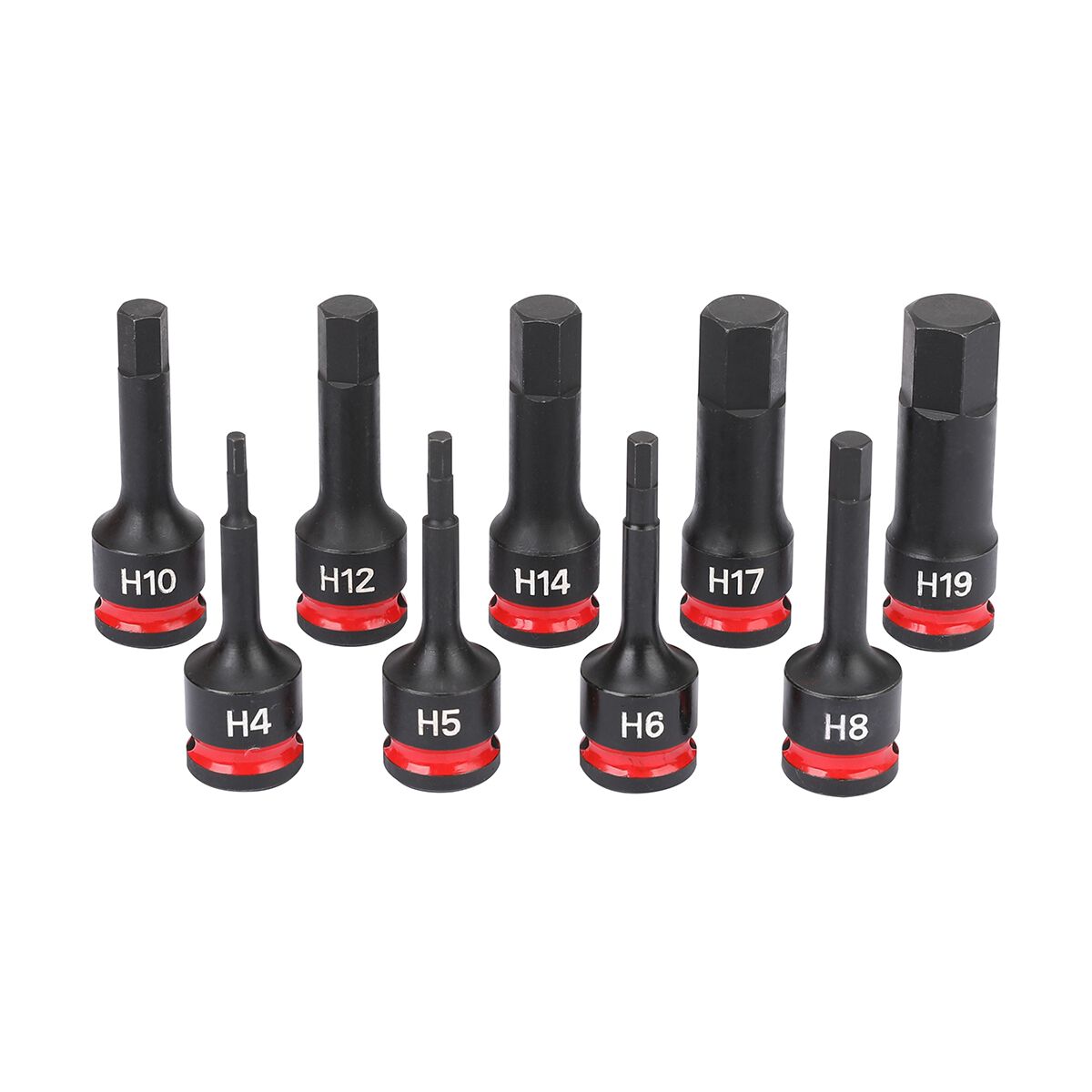 ToolPRO Impact Socket Set 1/2" Drive Hex Metric 9 Piece, , scanz_hi-res