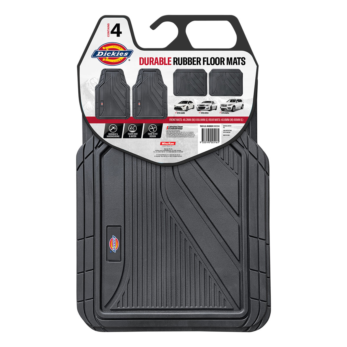 Dickies floor shop mats