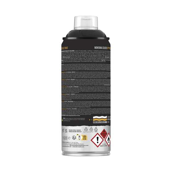 MTN Pro Metallic Black Spray Paint 400mL, , scanz_hi-res