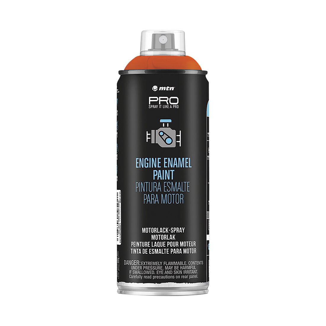 MTN PRO Engine Enamel Orange Chevy 400ml Spray Paint, , scanz_hi-res