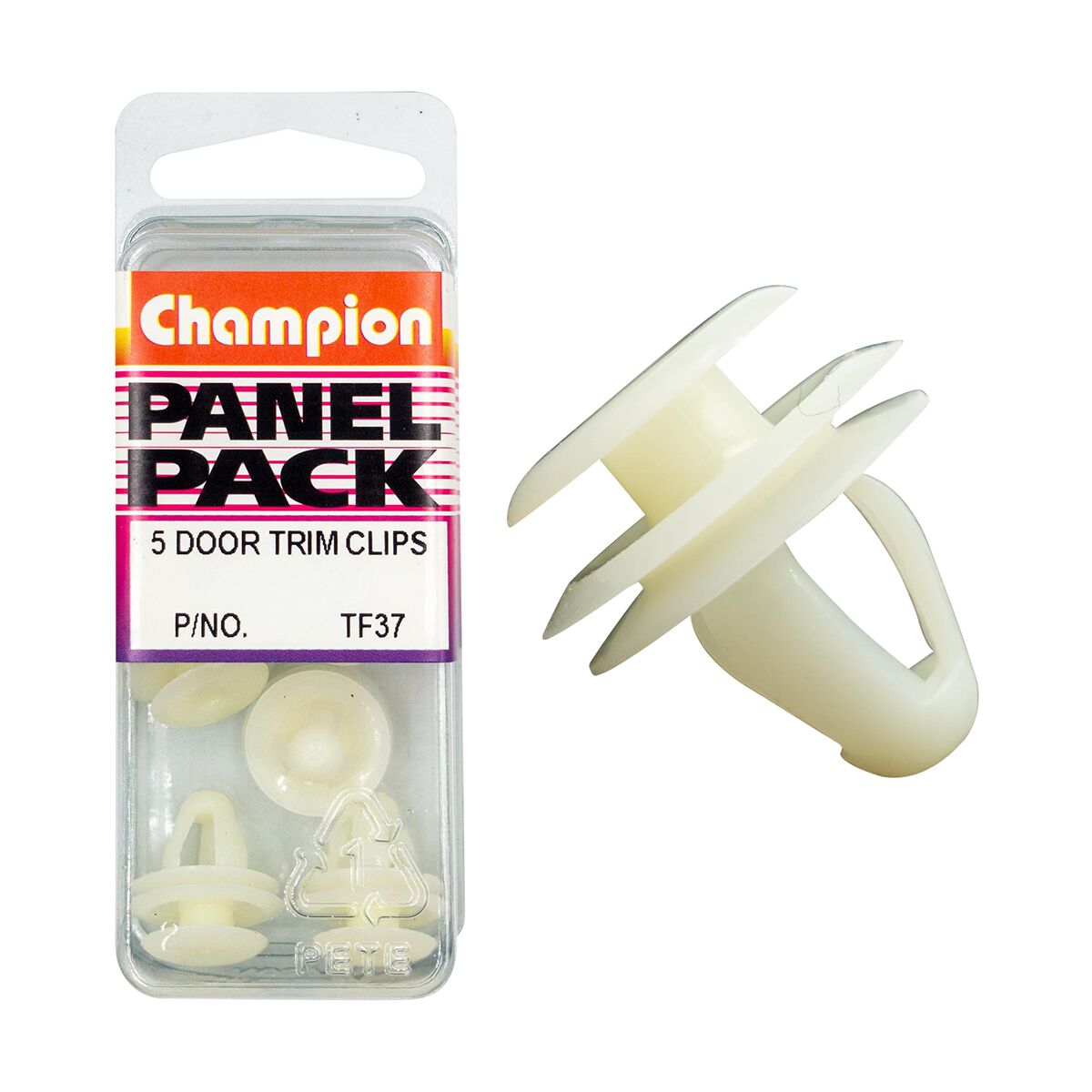 Champion Panel Pack Door Trim Clips&nbsp;TF37, 16mm, , scanz_hi-res
