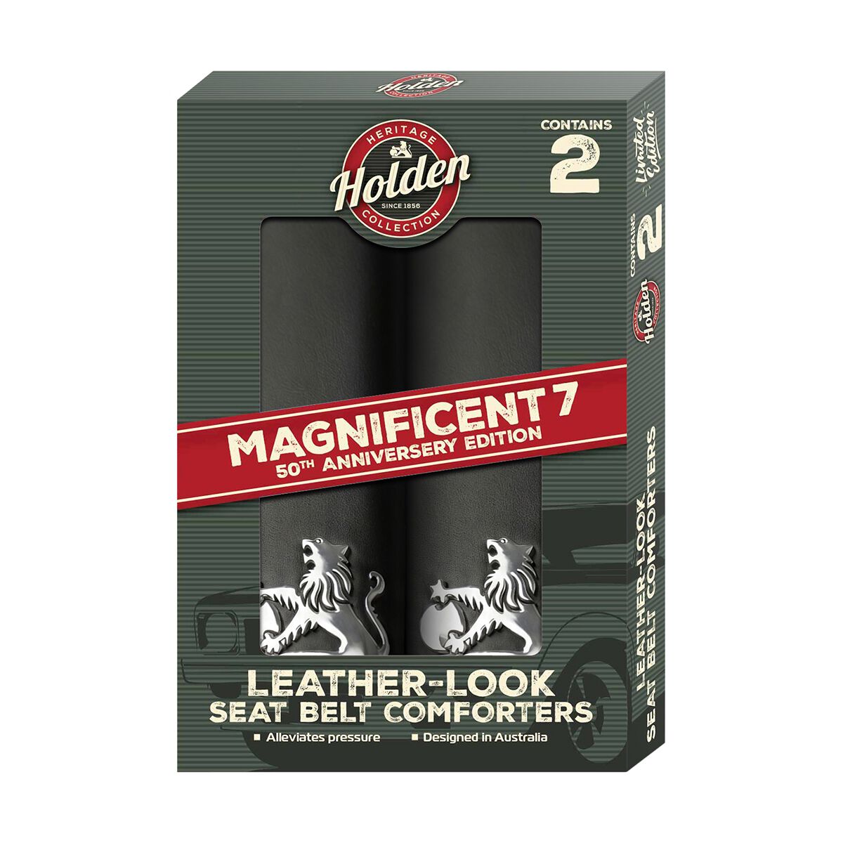 Holden Heritage 2-piece Torana Seat Belt Comforter - Black, , scanz_hi-res
