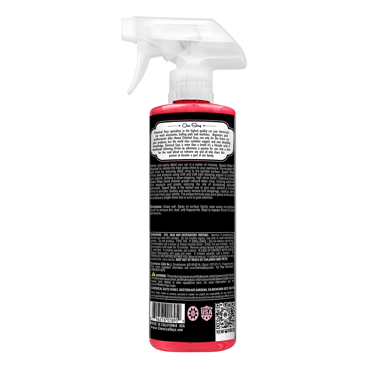 Chemical Guys Speed Wipe Quick Detailer 473mL, , scanz_hi-res