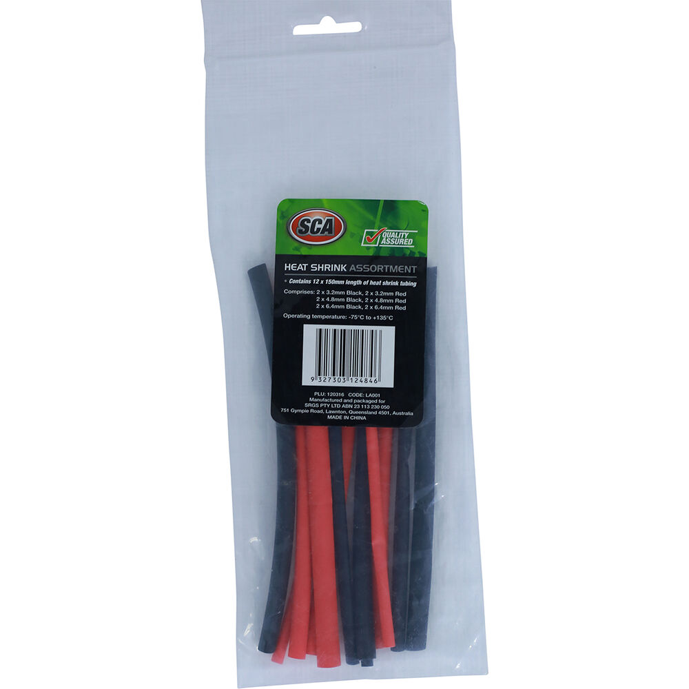 SCA Heat Shrink Tubing Kit Assorted Sizes Supercheap Auto New Zealand