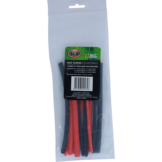 SCA Heat Shrink Tubing Kit Assorted Sizes, , scanz_hi-res