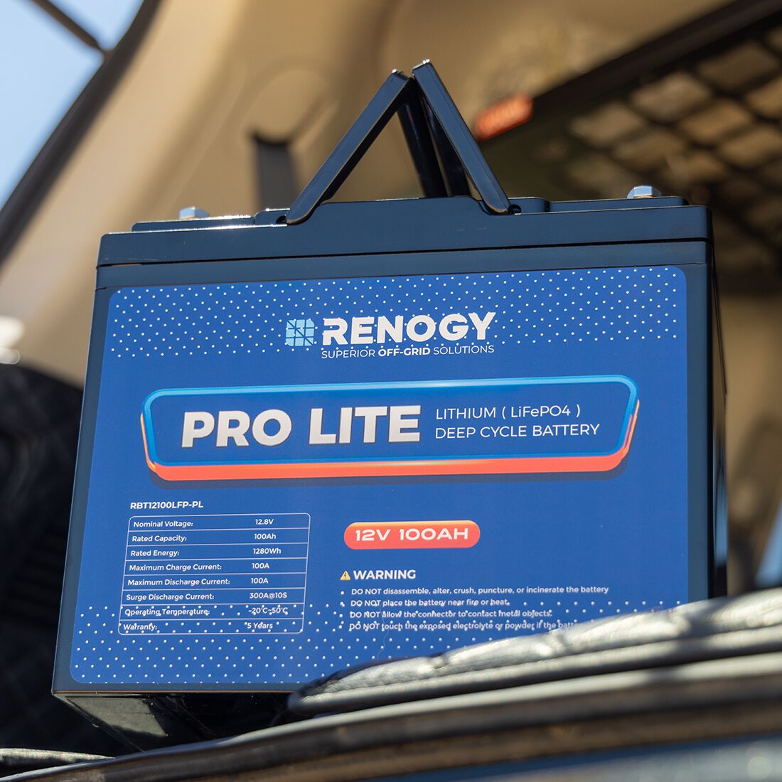 Renogy Lithium Deep Cycle Battery 12.8V 100Ah, , scanz_hi-res