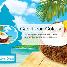 Little Trees Air Freshener - Caribbean Colada 1 Pack, , scanz_hi-res