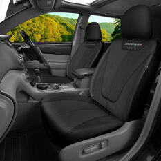 Skechers Goga Mat Seat Covers Black Adjustable Headrests Airbag Compatible 30SAB, , scanz_hi-res