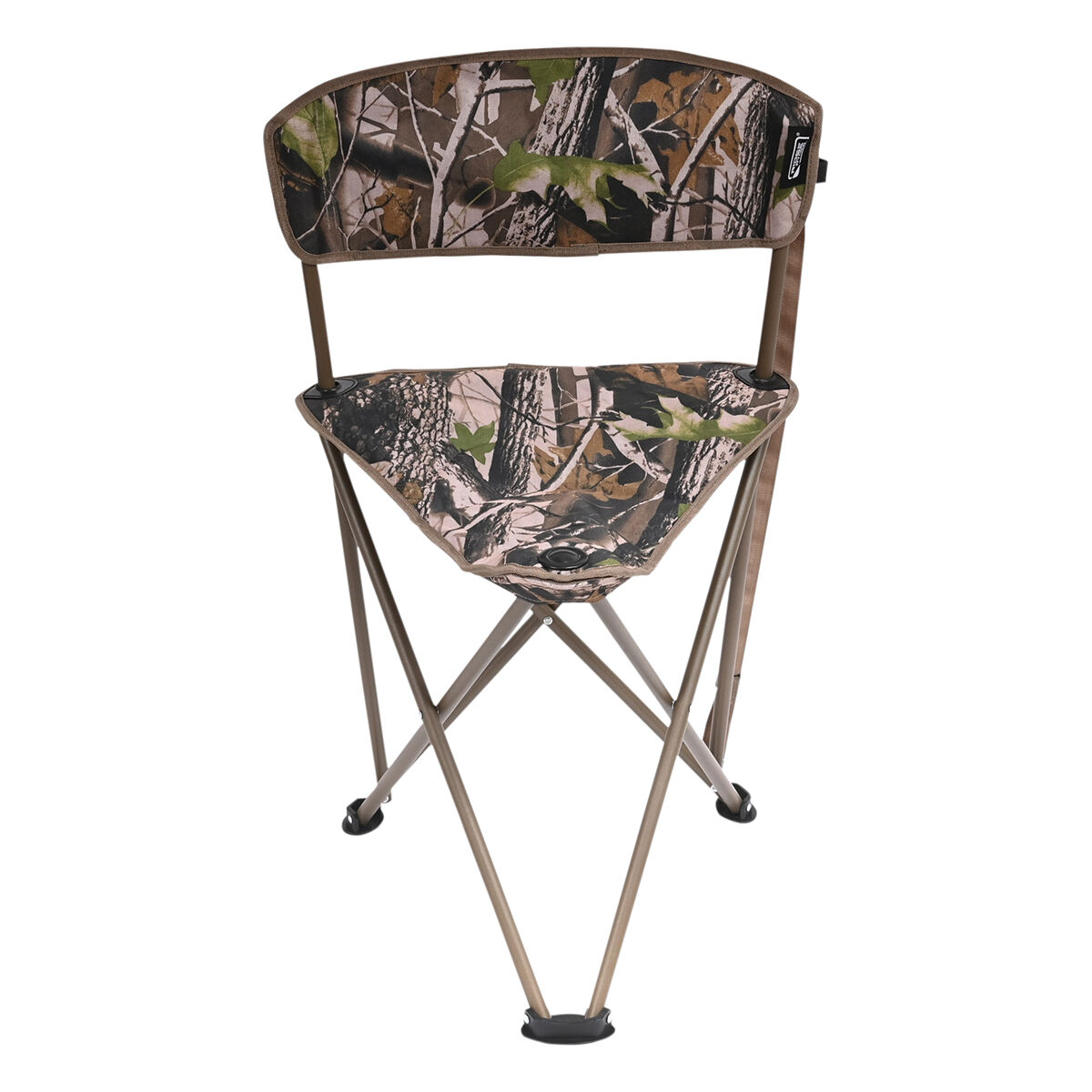 Ridge Ryder Camouflage Tripod Stool with Backrest Supercheap