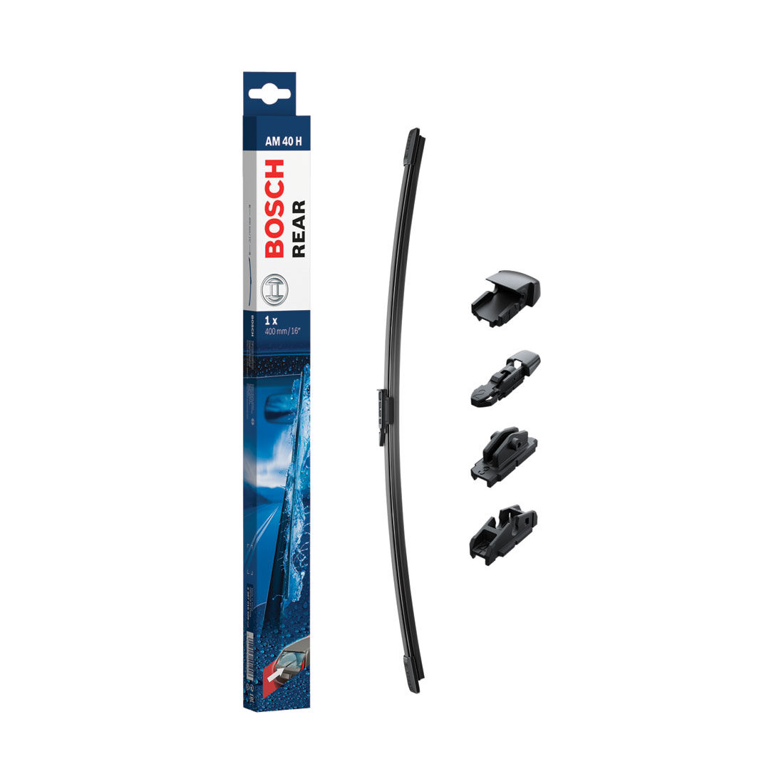 Bosch Rear Wiper Blade 400mm (16") Single - AM40H, , scanz_hi-res