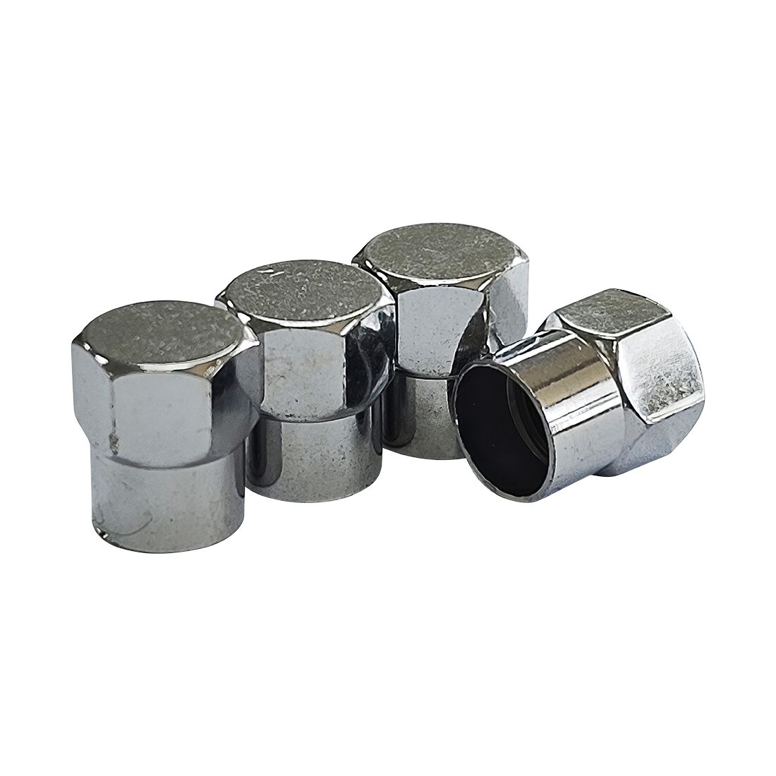 SCA Valve Caps 4 Pack Chrome, , scanz_hi-res