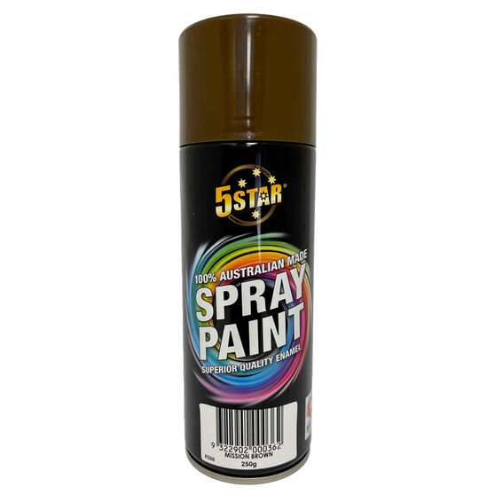 5 Star Enamel Spray Paint Mission Brown 250g, , scanz_hi-res