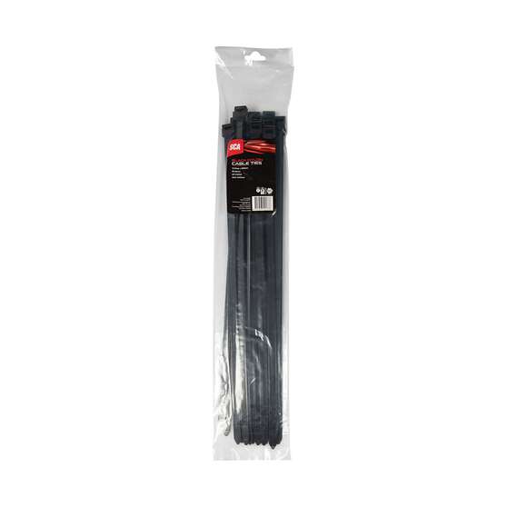 SCA Cable Ties 13.0mm X 550mm, Pack of 25, Black, , scanz_hi-res