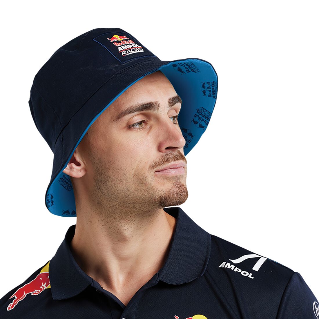 Red Bull Ampol Racing Team Reversible Bucket Hat, , scanz_hi-res