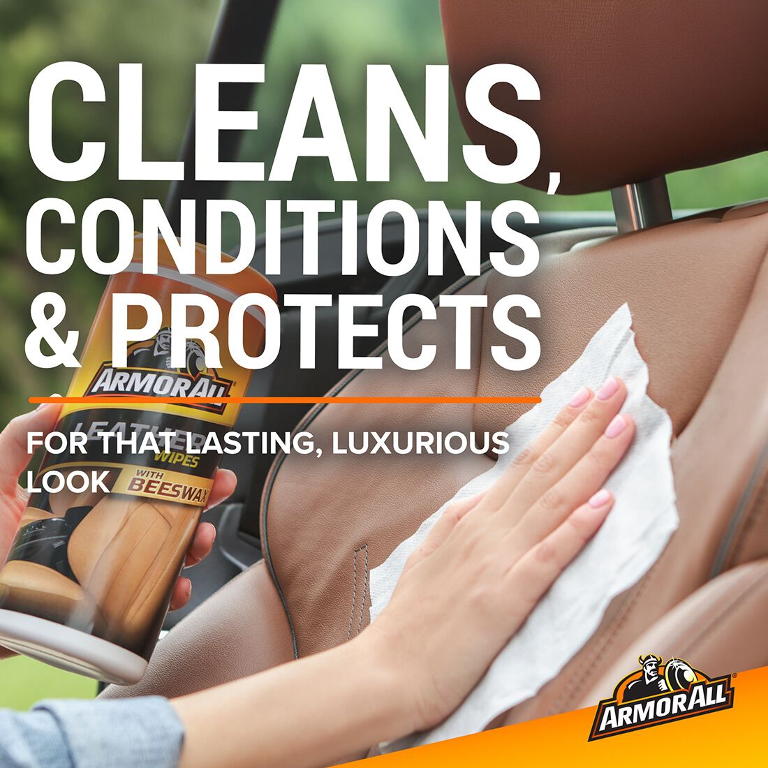 Armor All Leather Wipes 24 Pack, , scanz_hi-res