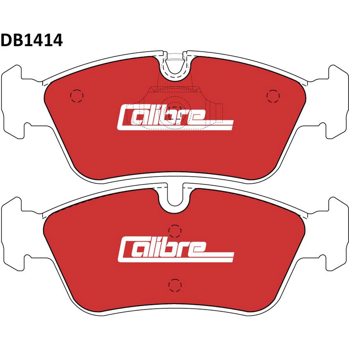 Calibre Disc Brake Pads DB1414CAL, , scanz_hi-res