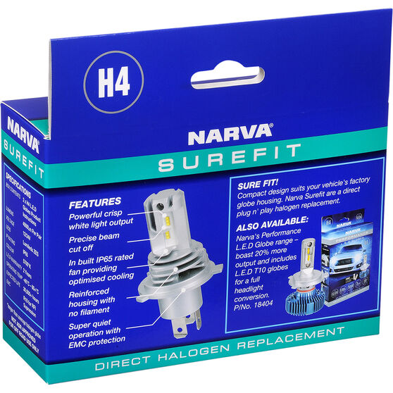 narva led headlight surefit h4 12 24v supercheap auto new zealand