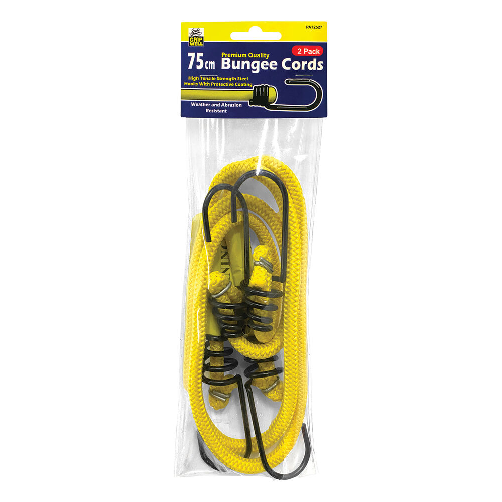 Gripwell Metal Hook Bungee Cord 75cm, 2 Pack Supercheap Auto New