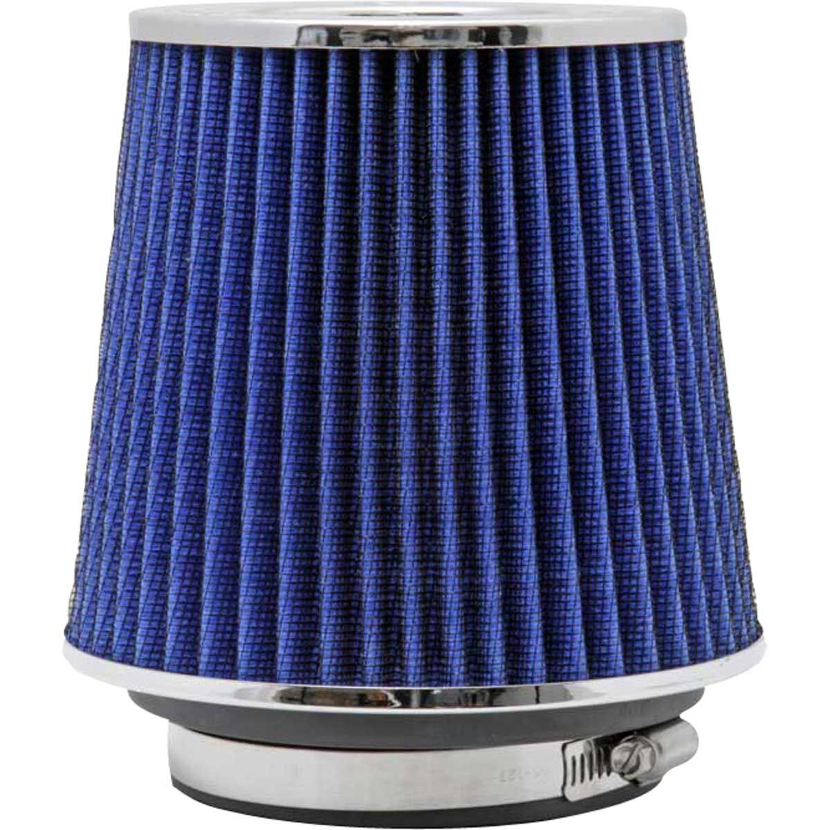 K&N Universal Clamp-On Air Filter - Blue, RG-1001BL, , scanz_hi-res