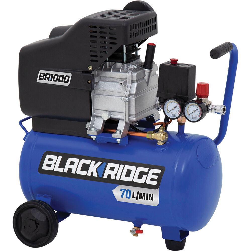 Blackridge Air Compressor 2HP Direct Drive 21 Litre tank Supercheap