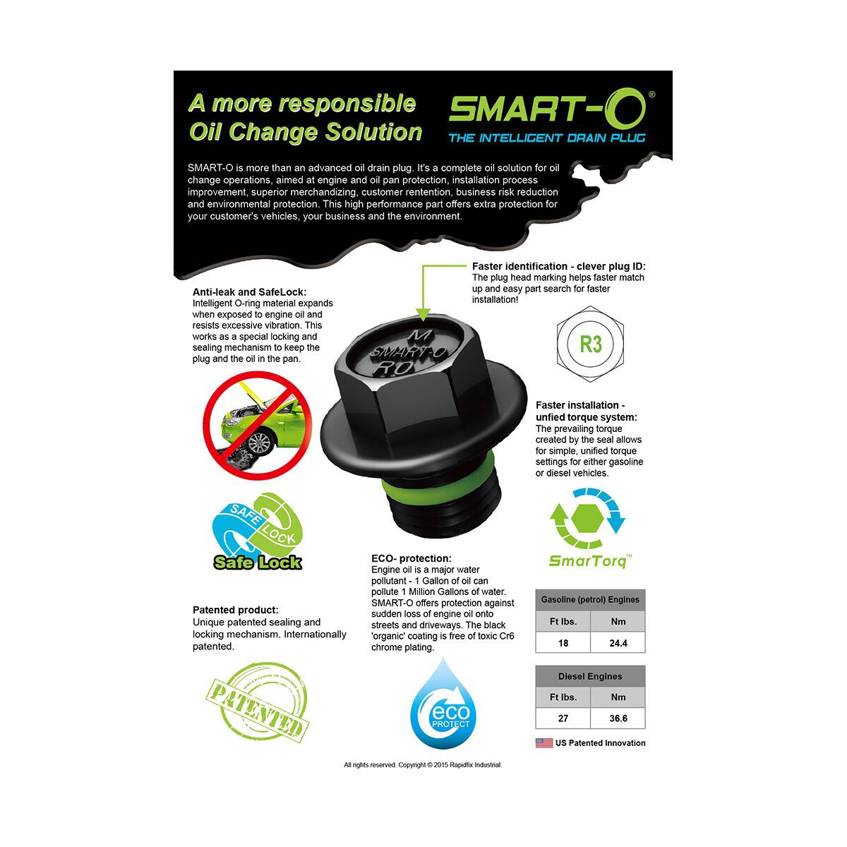 Smart-O Sump / Drain Plug R9 - 1/2 T20, , scanz_hi-res