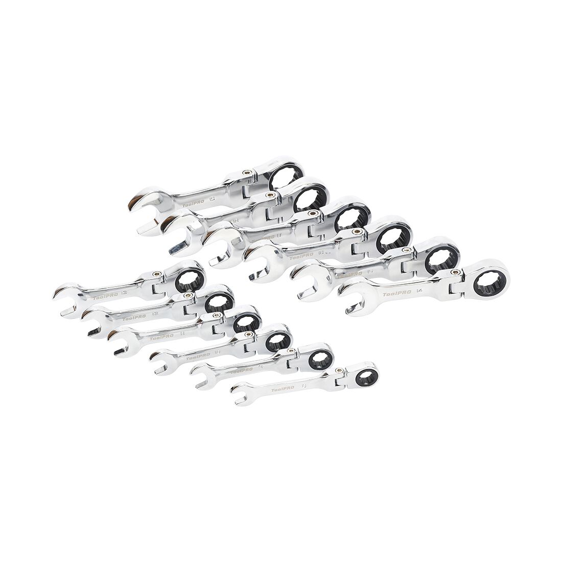 ToolPRO EVA Stubby Flex Spanner Set 12 Piece, , scanz_hi-res