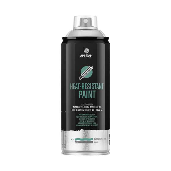 MTN Pro Silver Heat Resistant Spray Paint 400mL, , scanz_hi-res