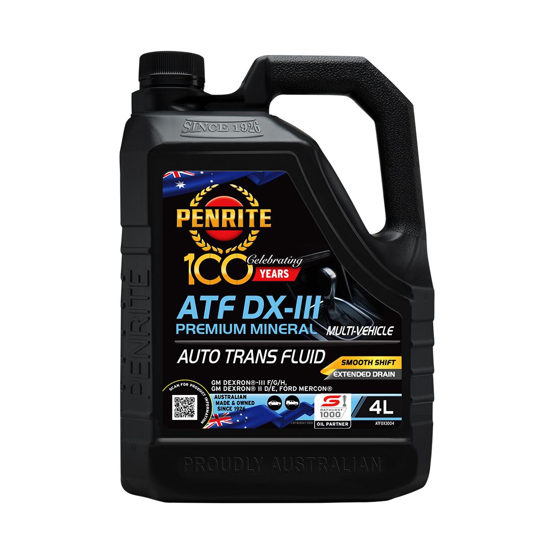 Penrite Automatic Transmission Fluid - DX-III, 4 Litre, , scanz_hi-res
