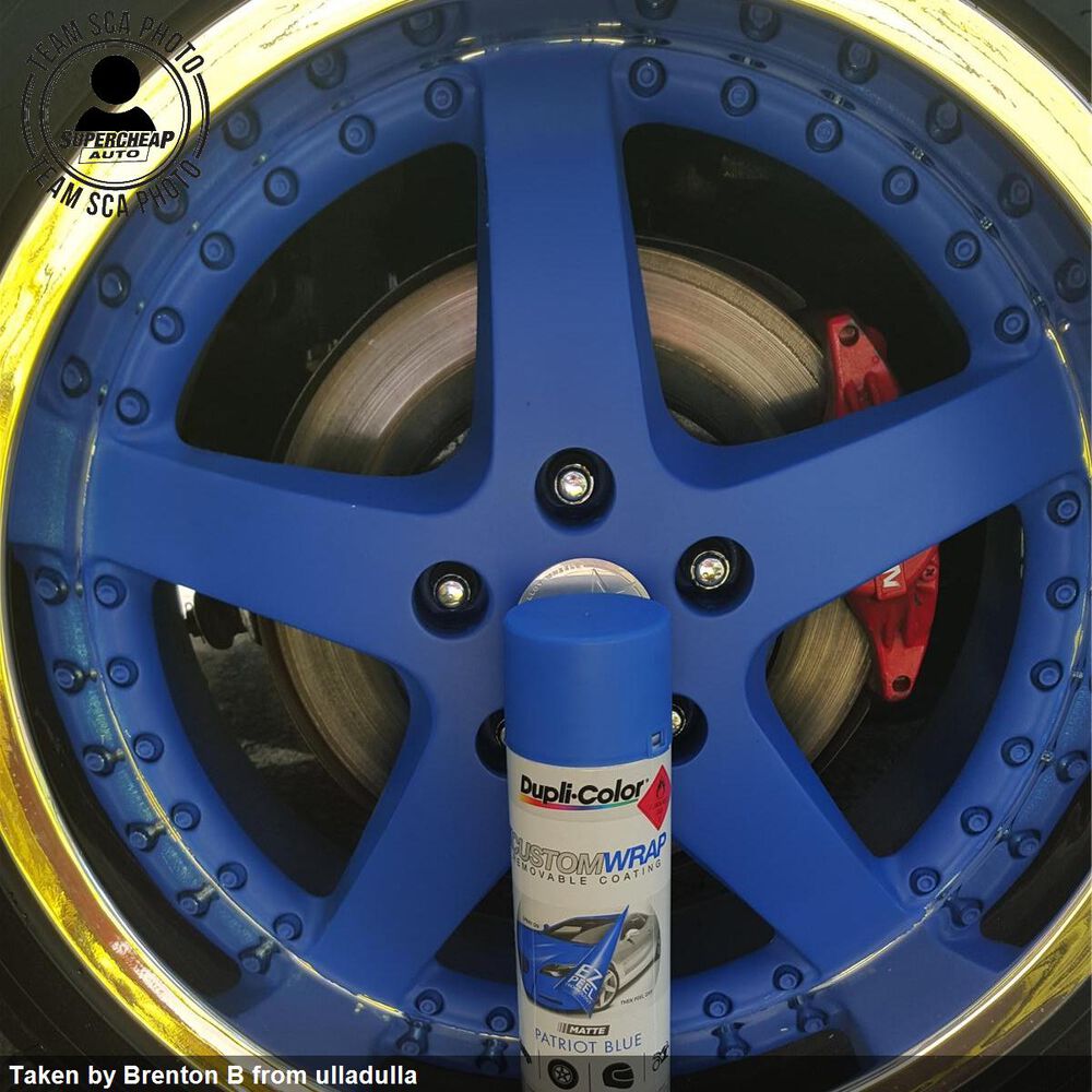 Dupli Color Aerosol Paint Custom Wrap Matte Patriot Blue 396g