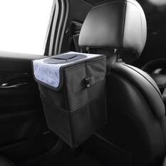 Cabin Crew Blue/White Print Rubbish Bin, , scanz_hi-res