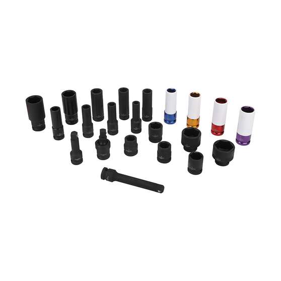 ToolPRO EVA 1/2" Impact Socket Set 22 Piece, , scanz_hi-res