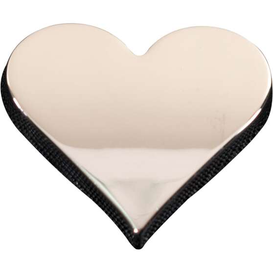 SCA 3D Chrome Badge Heart Emblem, , scanz_hi-res
