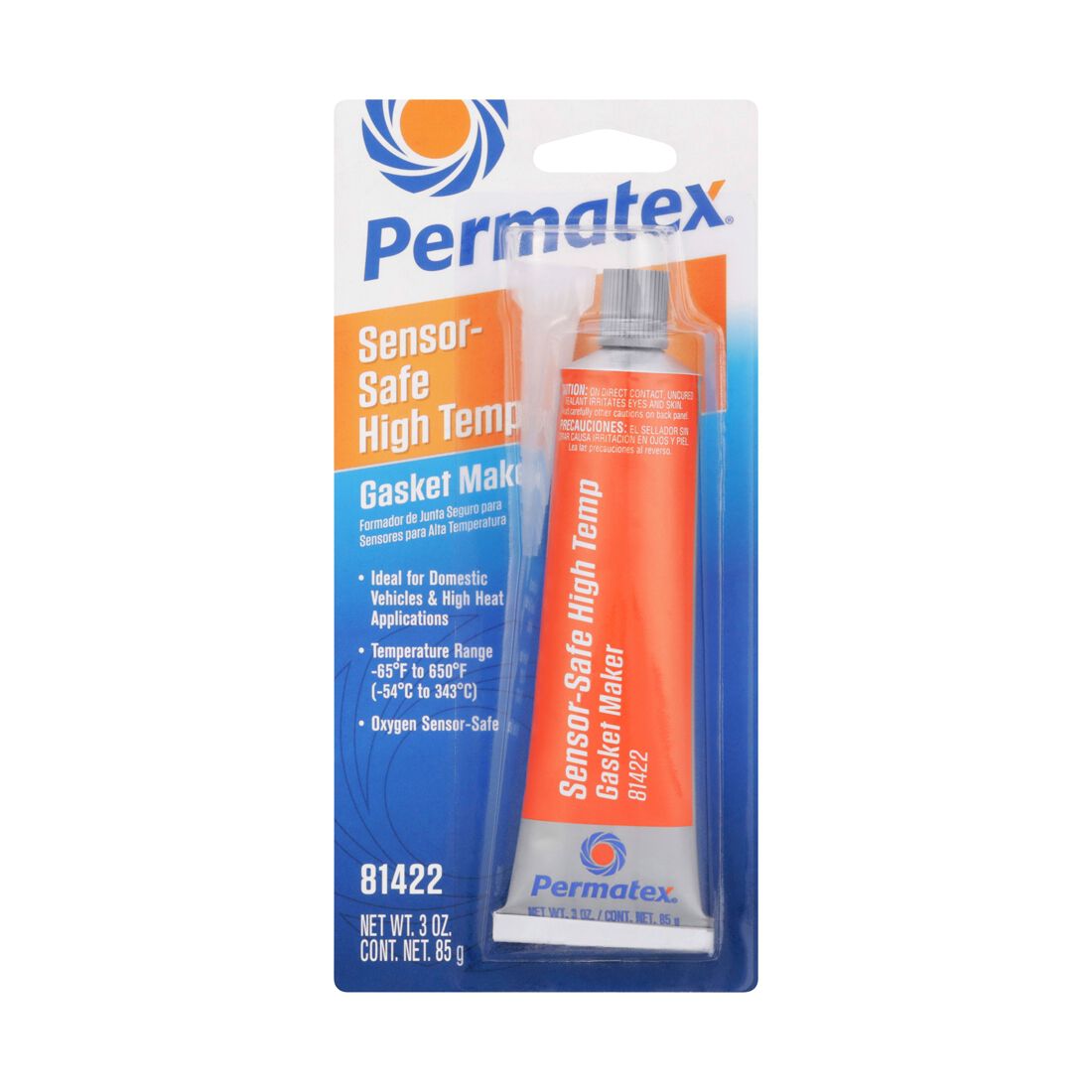 Permatex Sensor Safe High Temp RTV Silicone Gasket Maker 85g, , scanz_hi-res