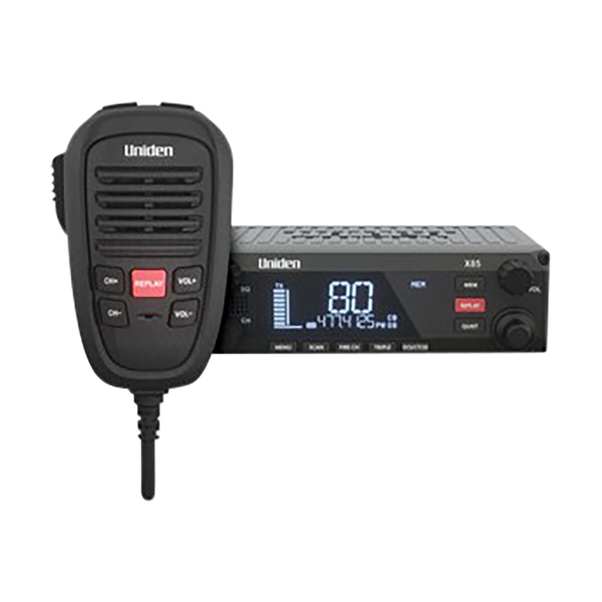 Uniden UHF Radio Black X85, , scanz_hi-res
