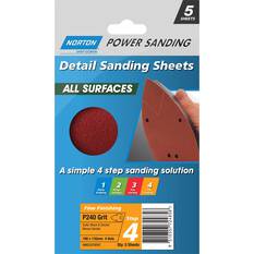 Norton Mouse Sanding Sheets 240 Grit 5 Pack, , scanz_hi-res