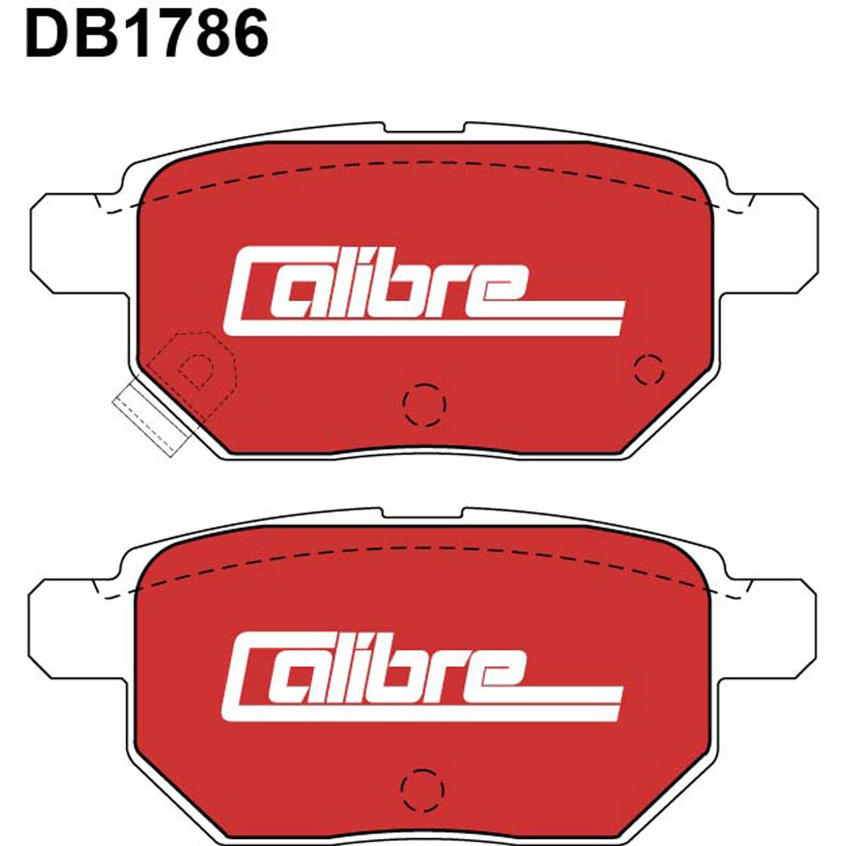 Calibre Disc Brake Pads DB1786CAL, , scanz_hi-res