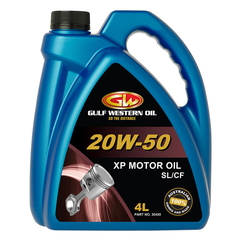 Gulf Western XP Engine Oil 20W50 4 Litre Supercheap Auto New Zealand
