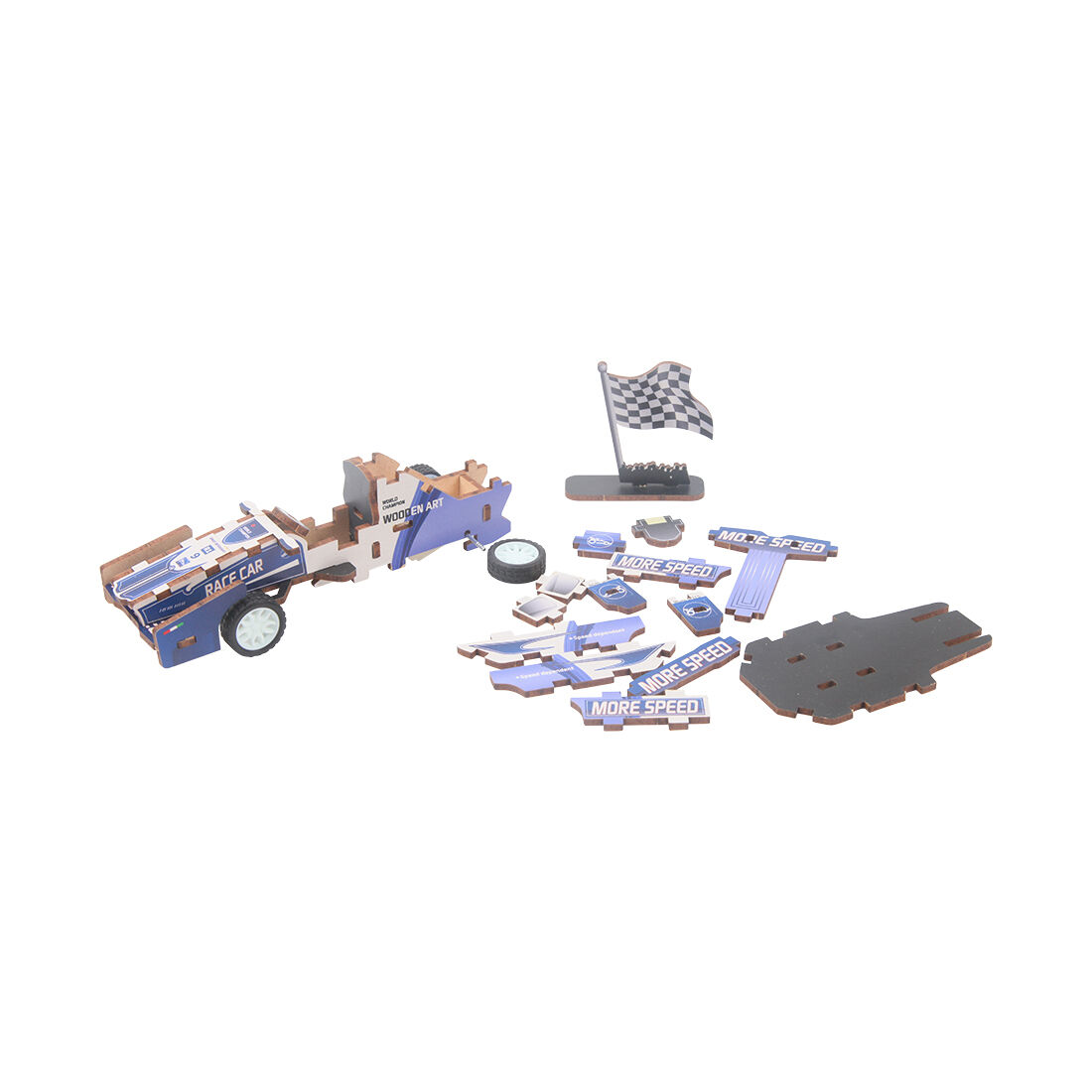 Race Car 3D Puzzle, , scanz_hi-res