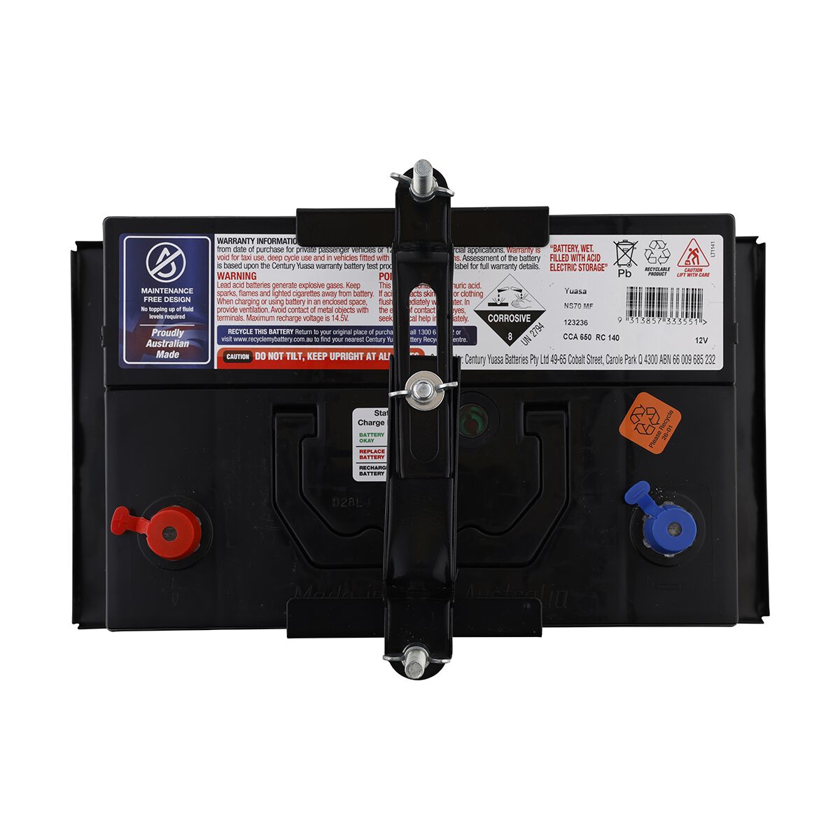 SCA Battery Hold Downs 140-175mm Adjustable Clamp, , scanz_hi-res